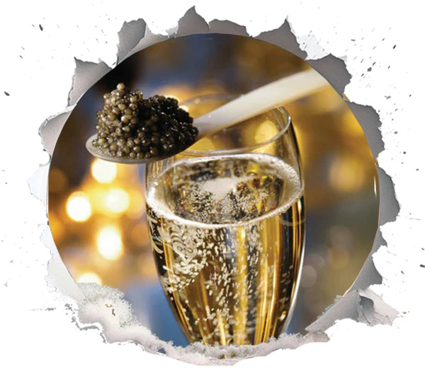 Kaviar-und-Champagner-Cocktail